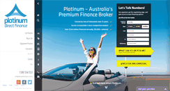 Desktop Screenshot of platinumdirectfinance.com.au